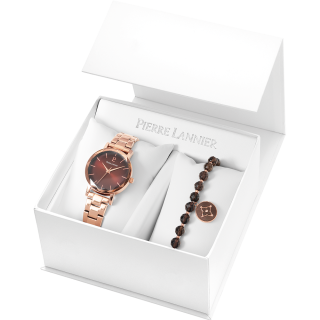 Coffret femme montre + bracelet