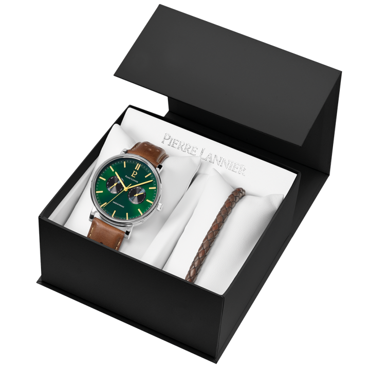 Coffret homme montre + bracelet