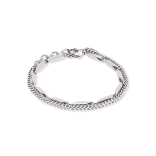 Bracelet Twisted Layers argent