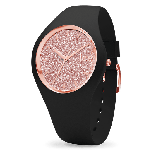 ICE WATCH glitter Black Rose Gold