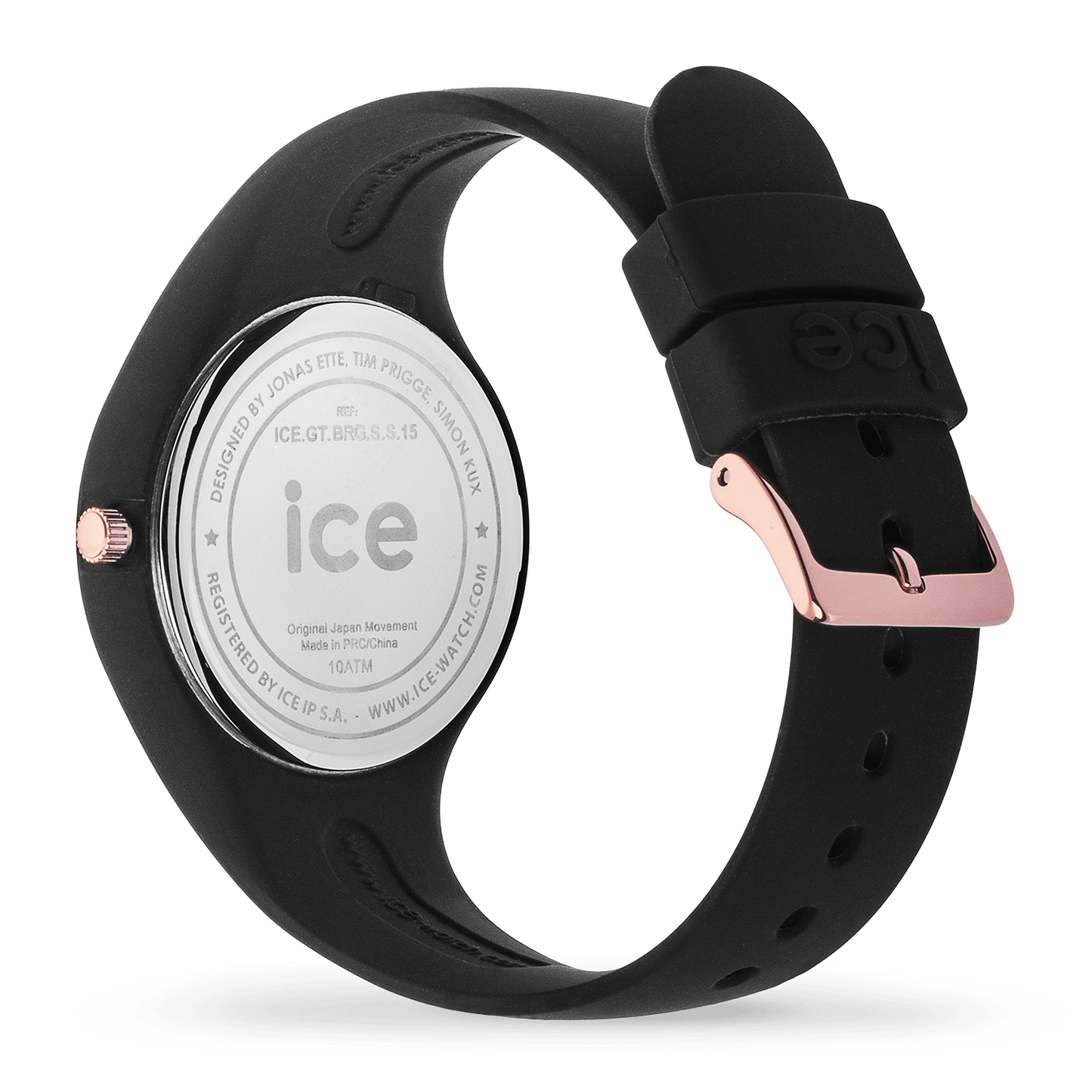 ICE WATCH glitter Black Rose Gold