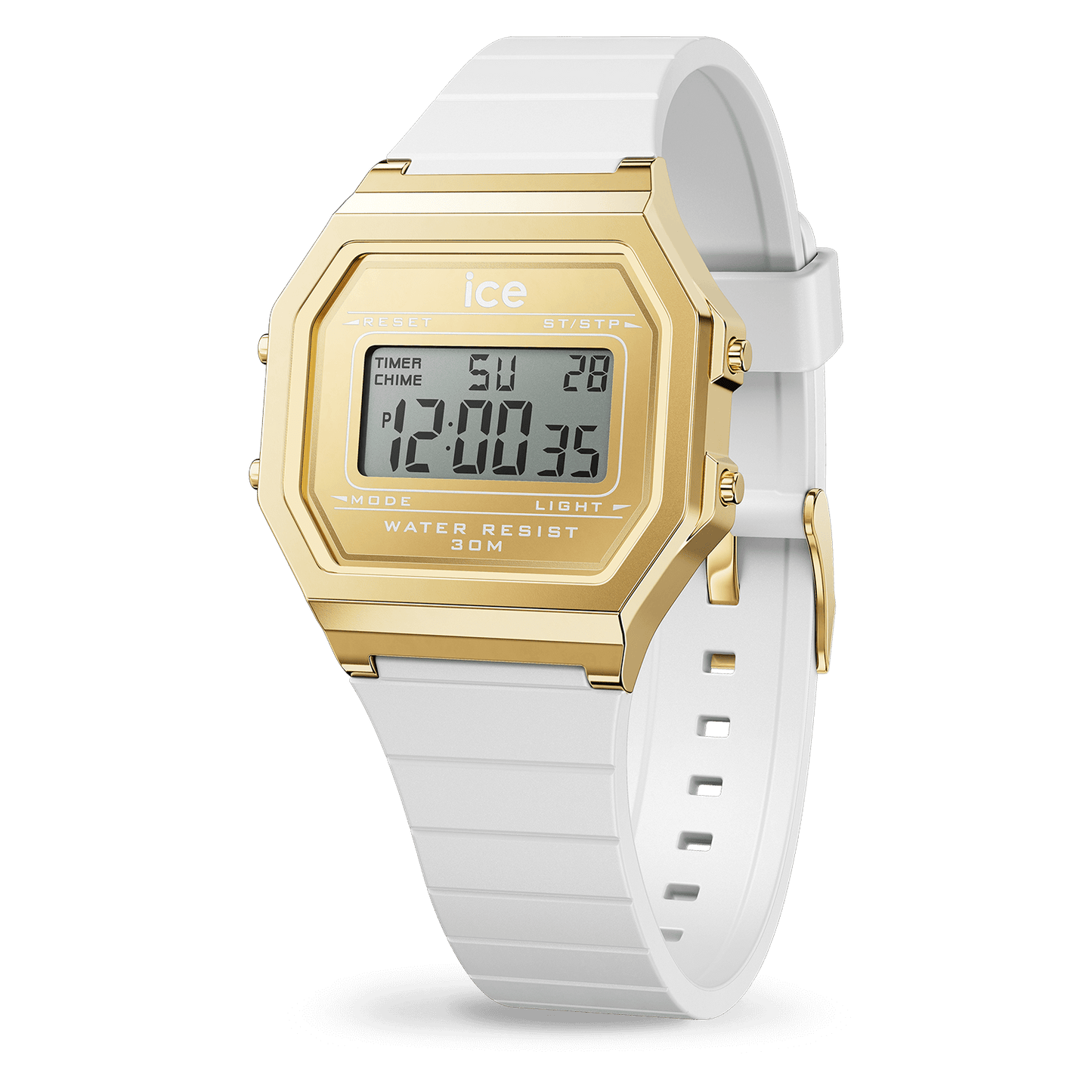 ICE WATCH digit retro - White gold