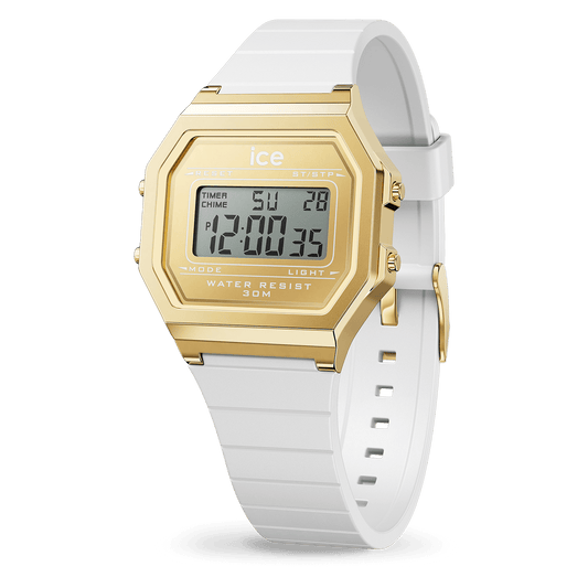 ICE WATCH digit retro - White gold