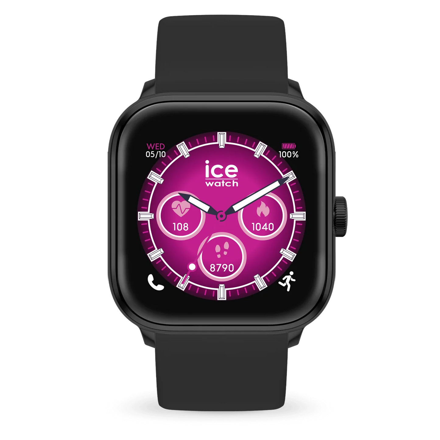 Montre ICE smart 2.0 carré noire