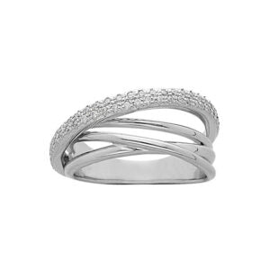 Bague argent platiné (grande taille)