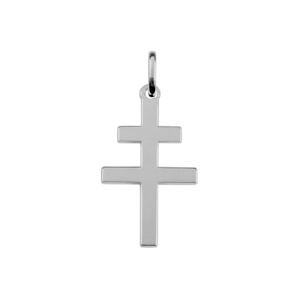 Croix de Lorraine en argent