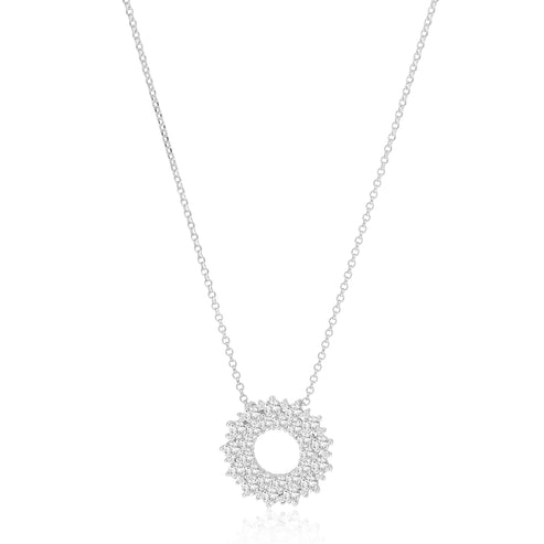 Collier Livigno en argent serti d'oxydes de zirconium