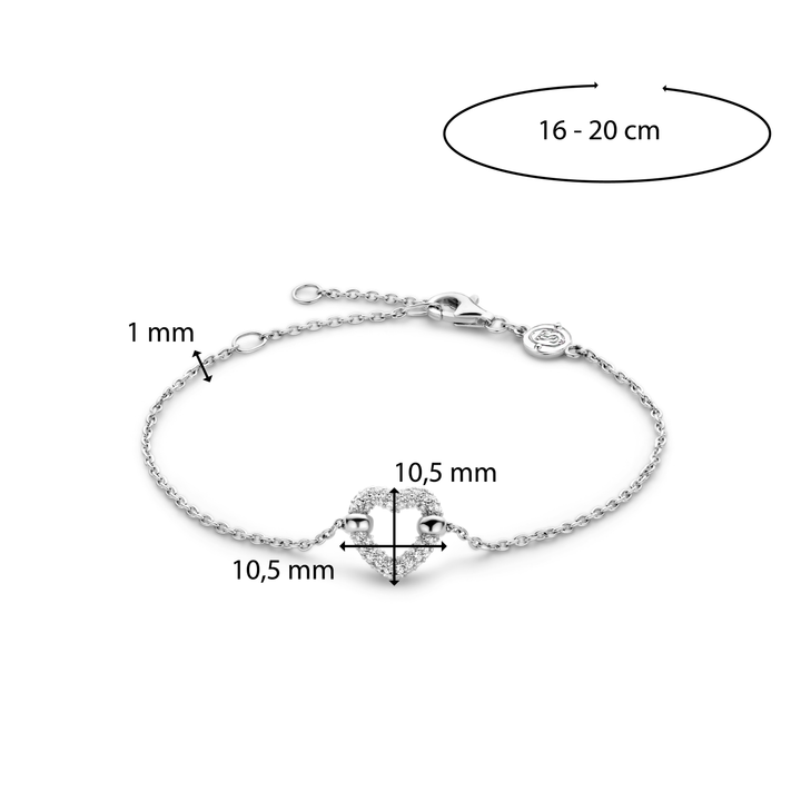 Bracelet femme Ti Sento en argent et oz