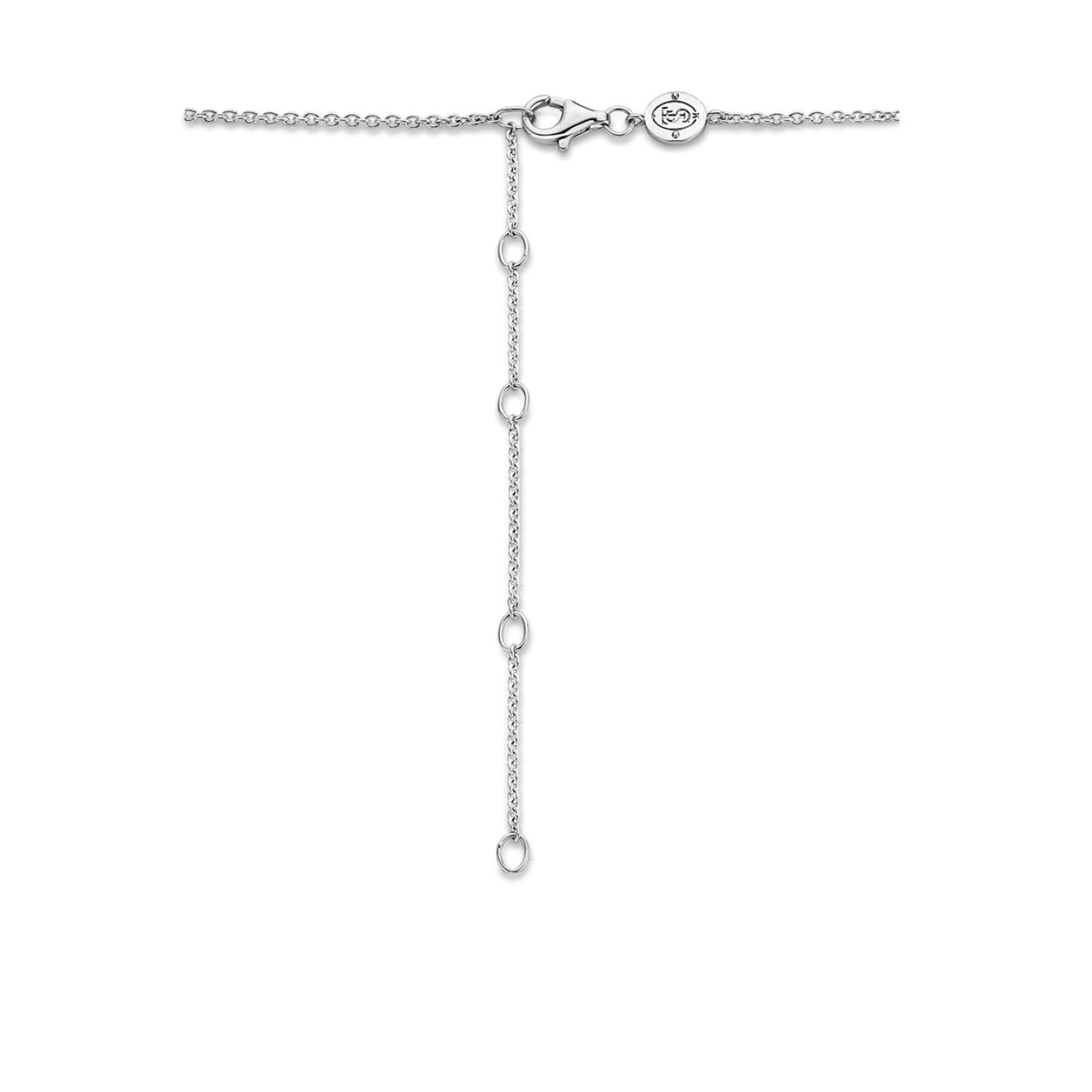 Collier en argent avec boule en argent doré