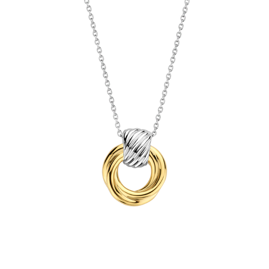 Collier spirale dorée Ti sento