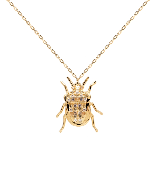 COLLIER AMULETTE LUCK BEETLE pd paola