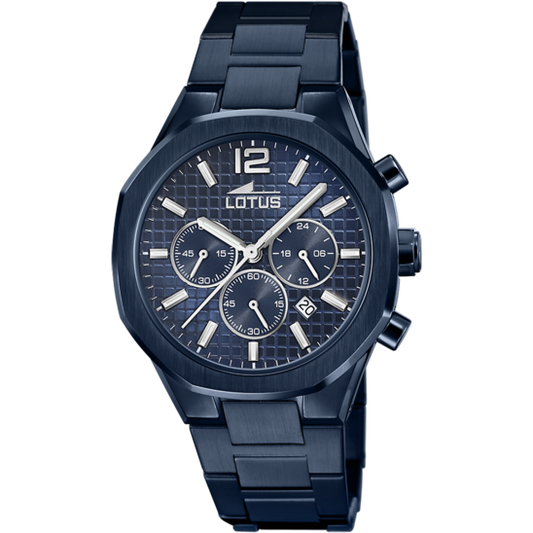 MONTRE LOTUS CADRAN BLEU