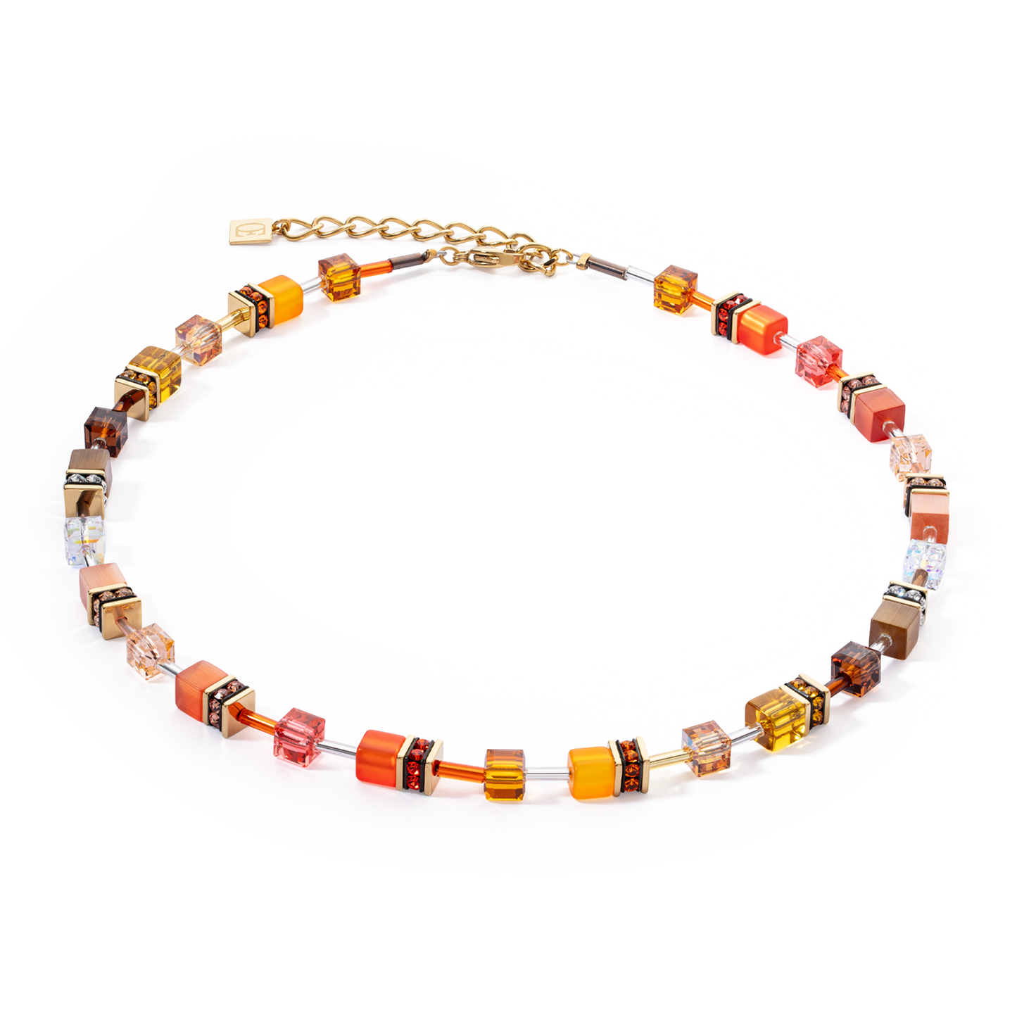 Collier GeoCUBE® Iconic Sunset or