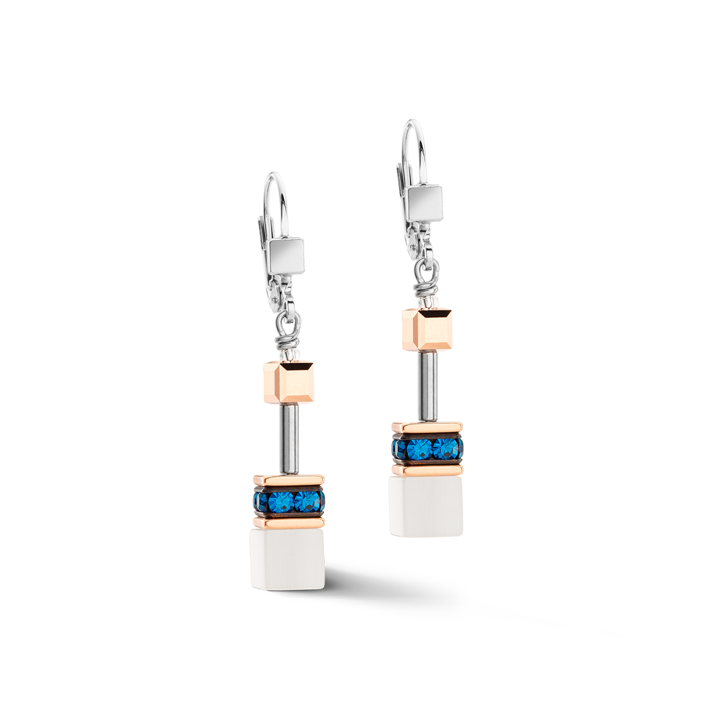 Boucles d'oreilles GeoCUBE® Iconic Capri Bleu