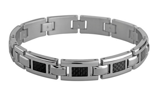 Bracelet Acier/Carbone Mercury