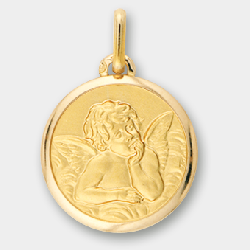 Médaille ange en or 18 carats