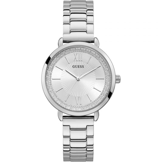 Montre guess en acier gris