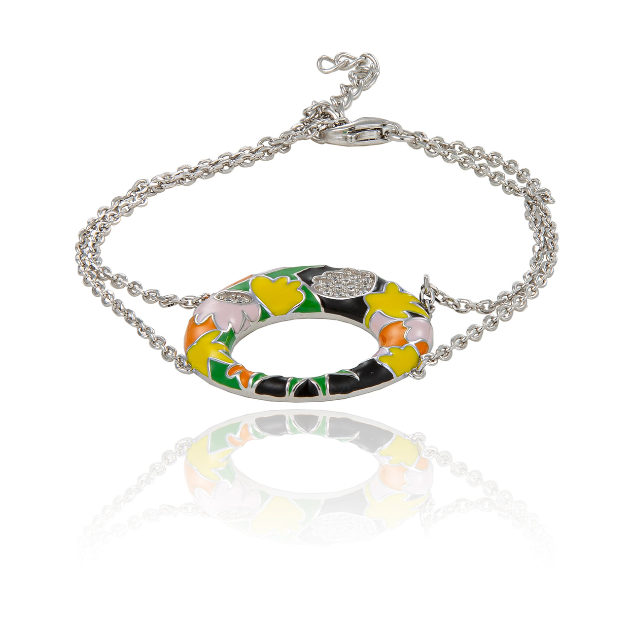 Bracelet UNA STORIA argent fleur Madinina