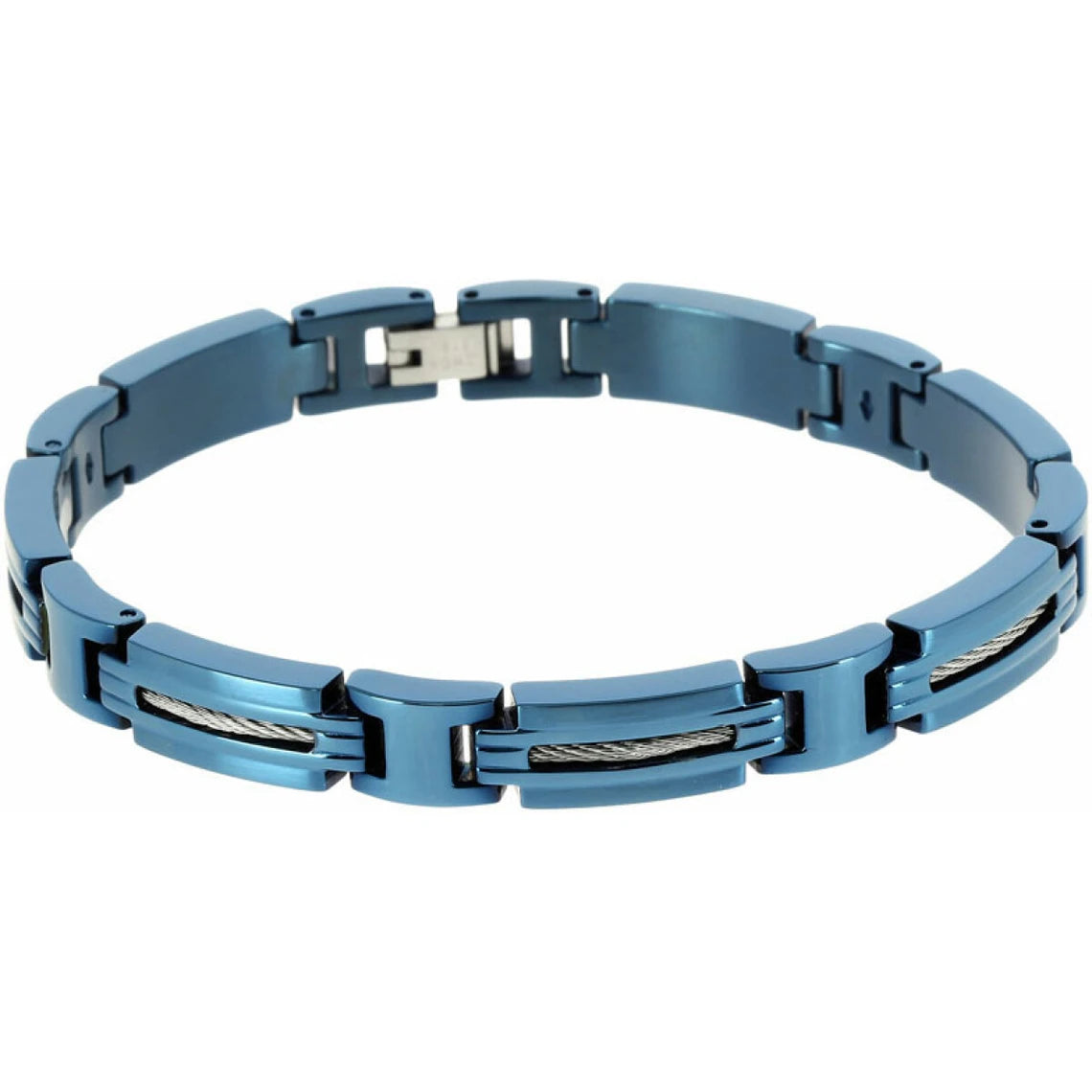 Bracelet Marina BICOLORE ACIER ET ACIER BLEU