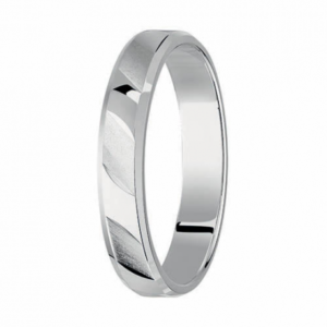 Bague ETHAN en or gris