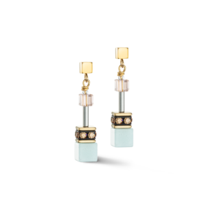 Boucles d'oreilles GeoCUBE® Iconic Precious multicolour gentle