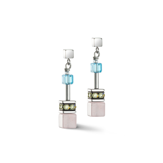 Boucles d'oreilles GeoCUBE® Iconic Precious multicolour boho