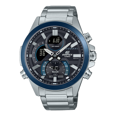 Montre Casio EDIFICE cadran bleu (bluetooth)