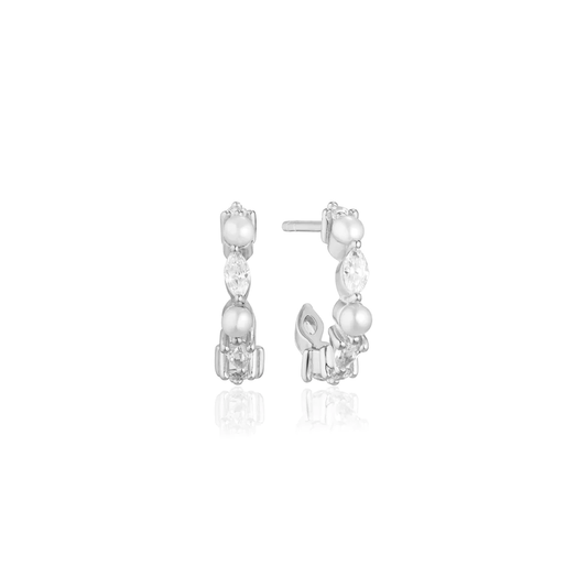 Boucles d'oreilles Sif Jakobs ADRIA en argent serti d'oz et perles