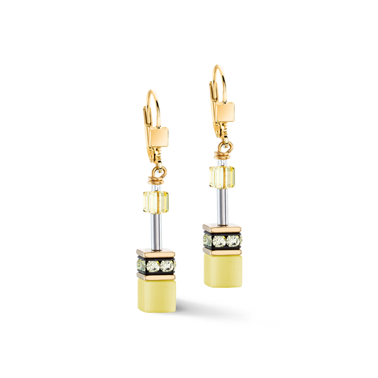 Boucles d'oreilles GeoCUBE® Iconic Mono Or jaune