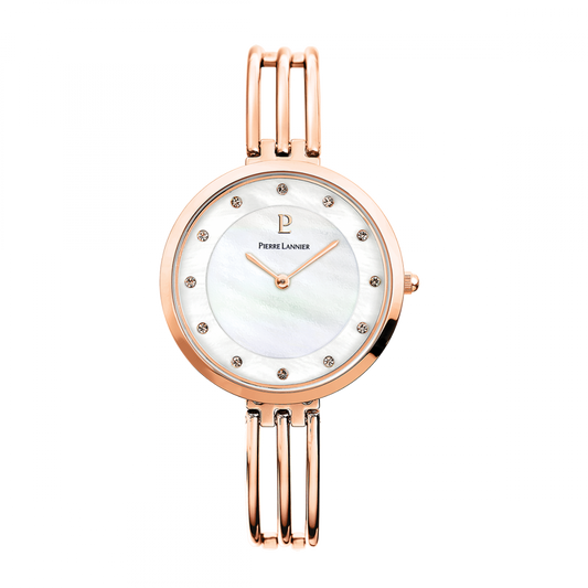 MONTRE PIERRE LANNIER ACIER ROSÉ