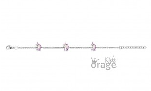 Bracelet argent et licornes