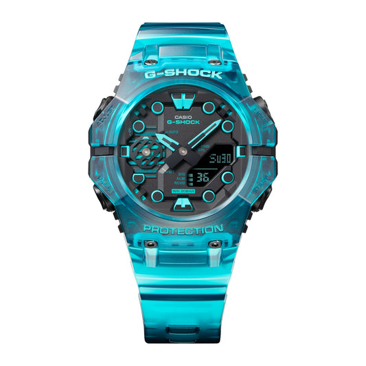 Montre Casio G SHOCK bleue turquoise