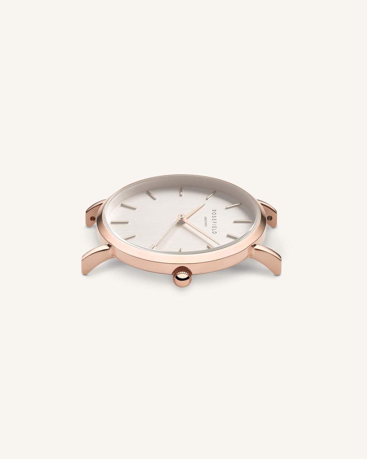 Montre Rosefield bracelet velour rose