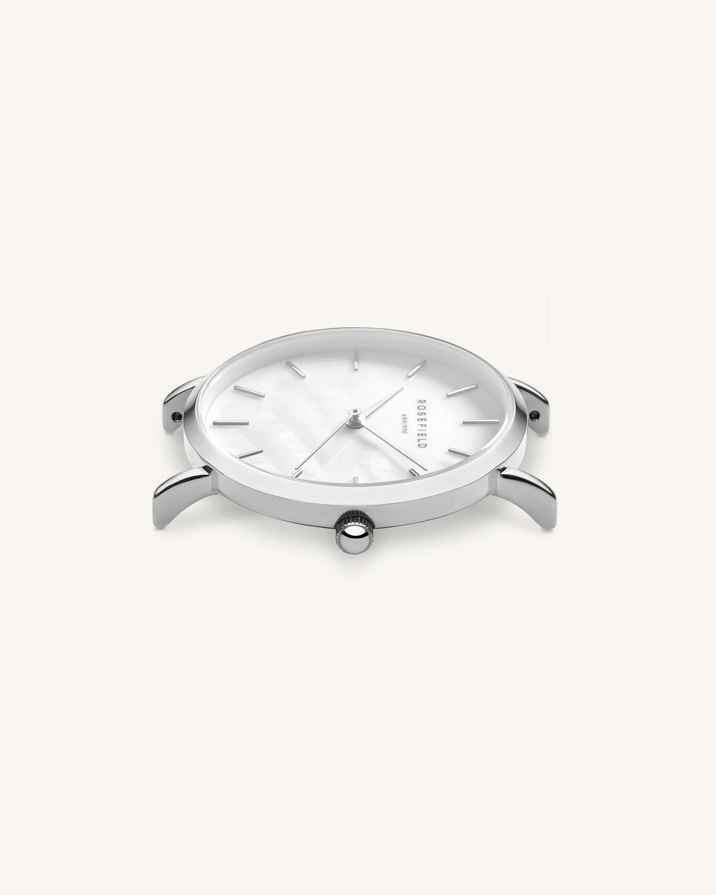 Montre Rosefield argenté cadran nacre