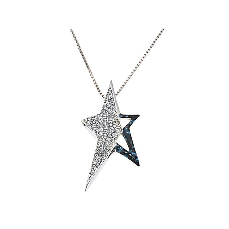 Ce Collier THIERRY MUGLER est en Acier et Oxyde